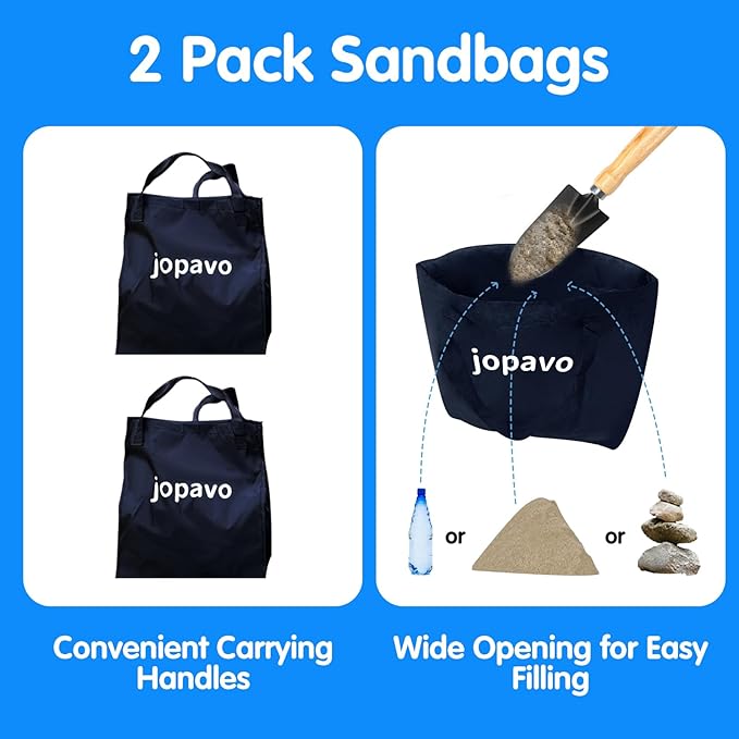 Dog Agility Training Equipment Tunnel:JOPAVO 10 Foot Agility Tunnel with 2 Pack Sandbags, Carry Bag and 4 Ground Spikes.Ideal Agility Equipment for Dog Obstacle Course,Exercise&Park