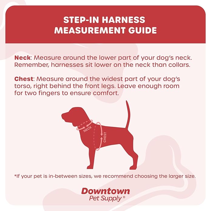 Downtown Pet Supply Step in Dog Harness No Pull, XX-Large, Purple - Adjustable Harness with Padded Mesh Fabric and Reflective Trim - Buckle Strap Harness for Dogs