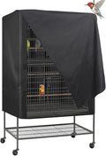 Parrot Cage Cover Breathable,Black Out Lightweight Washable Dust Proof Hood for Lovebird Canary Conure Cockatiel Parakeet Pet Night