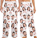 Custom Pajamas Pants with Photo for Men Women:Made in USA Personalized Pajama Trousers,Gifts for Wife Husband