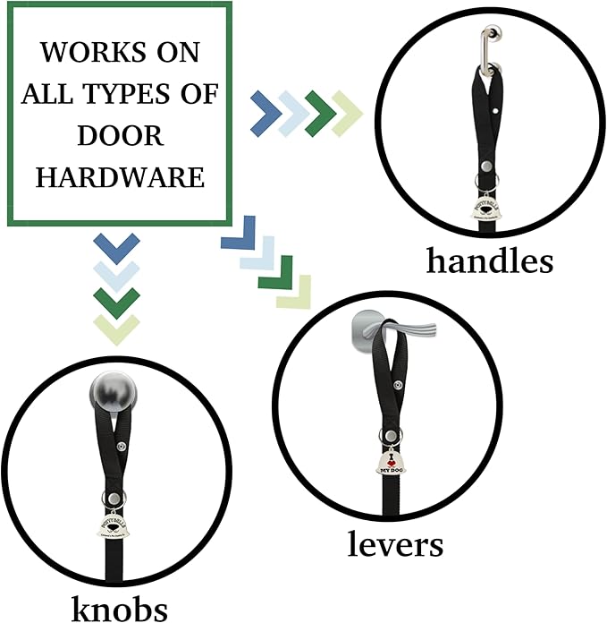 Caldwell's Pet Supply Co. Dog Potty Bells, Dog Door Bell, Bells To Go Outside, Potty Training Bell, Dogs Doorbell, Dogs Potty Doorbell, Ring To Go Pee, All Breed Puppy Training Tool - Brown (Set of 2)