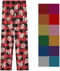 Custom Pajamas Pants with Photo for Men Women:Made in USA Personalized Pajama Trousers,Gifts for Wife Husband