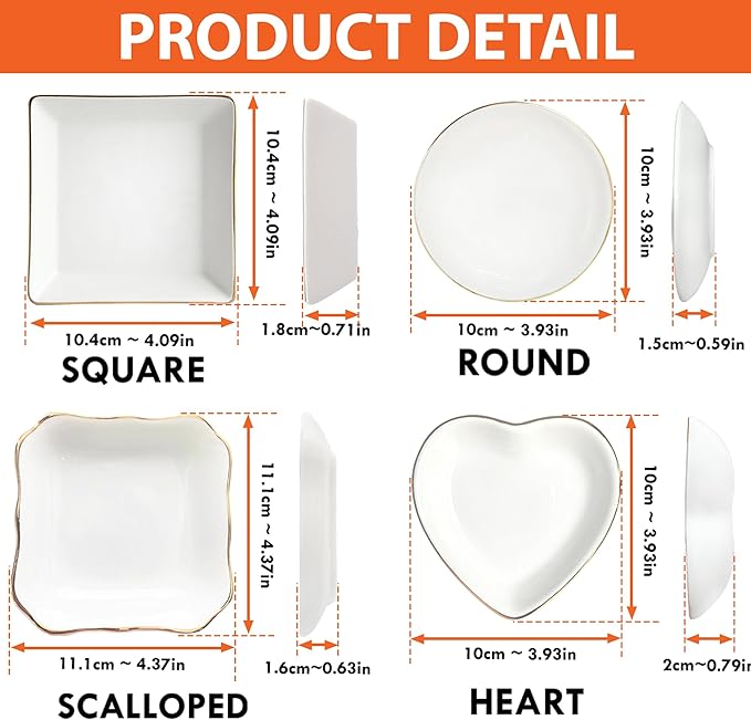 Custom Engaged Ring Dish - Personalized Bow & Rings Exchange Illustration Jewelry Tray, Engagement Trinket Holder Dish, Gifts for Newly Engaged Couple, Bride, Wife, or Bestie