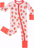 pureborn Baby Infant Boys Girls Sleeper Snug Fit Viscose from Bamboo Pajamas Zipper Pjs 0-24 Months