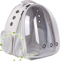 Front Expandable Cat Backpack, Fit up to 20 lbs, Space Capsule Bubble Window Pet Carrier Backpack for Large Fat Cat and Small Puppy