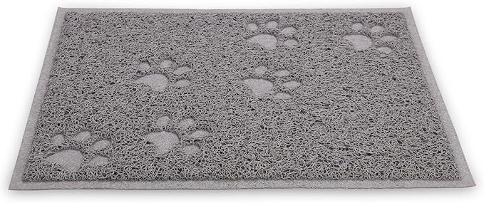 Bulk buys Cat Litter Mat. Traps Litter. Soft Non-Slip Surface. Easy to Clean. 11.5 x 15.75 in Gray Mat for Litter Box Area