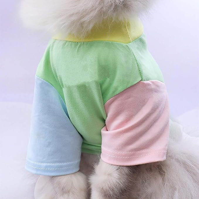 Custom Dog Birthday Shirt,Personalized Pet Apparel Print with Name Age Number,Pet Birthday Outfit,Lightweight Breathable Cotton Vest for Small Medium Large Dogs Cat (Dopamine Yellow, X-Large)