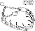 Dog No Pull Collar, Adjustable Size with Quick Release Buckle Dog Collar for Small Medium Large Dogs (with Extra Link and Caps)