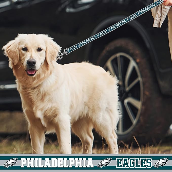NFL PET Collar Philadelphia Eagles Dog Collar, Medium Football Team Collar for Dogs & Cats. A Shiny & Colorful Cat Collar & Dog Collar Licensed by The NFL