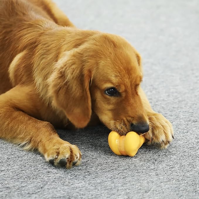 Tikaton Dog Chew Toys for Aggressive Chewers, Chicken Flavor Durable Dog Teething Chew Toys Bones for Large/Medium/Small Puppies