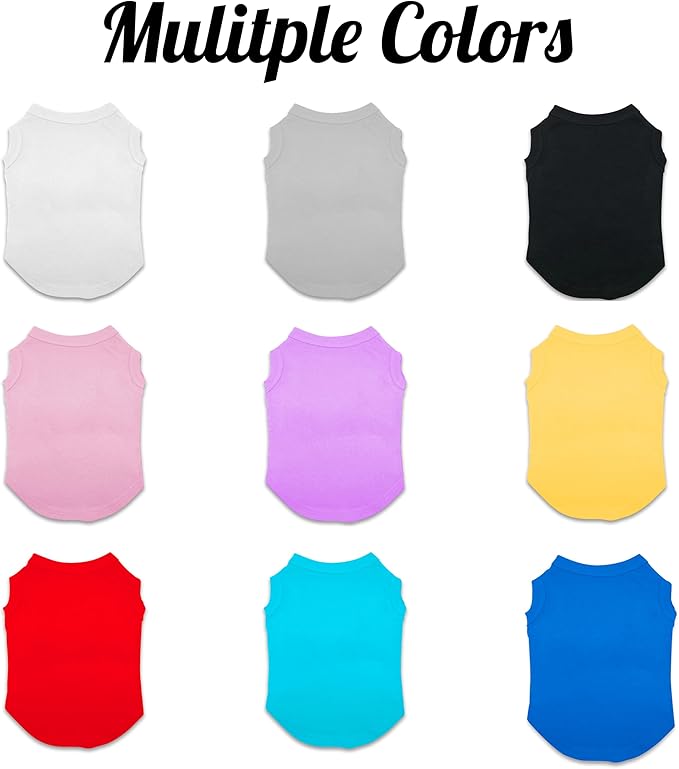 Custom Dog Shirt, Personalized Summer Breathable Pullover Pet Outfit With Name/Text/Photo/Logo for Dogs Puppy Cats Kitten