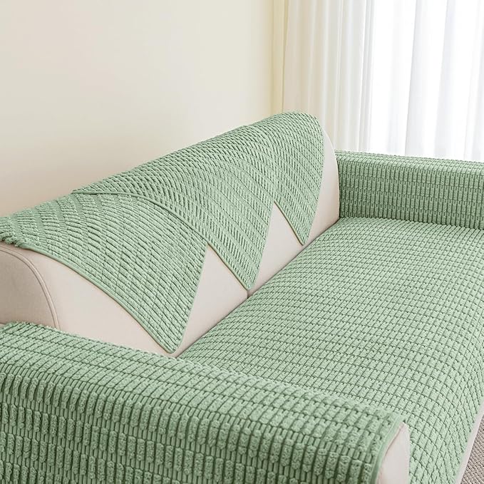 Muamar Dog Bed Cover Sofa Protector,Anti Slip Waterproof Sofa Covers for Living Room Couch Covers,Sofa Mat,Seat Cover,Dog Mat,Pet Pad for Furniture 1 Piece (30x70 inch, Sage Green)