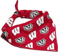 Wisconsin Badgers Officially Licensed Bandana for Dogs and Cats | Fits Pets Great Gift Idea | Easy-to-Tie (Large, 28")