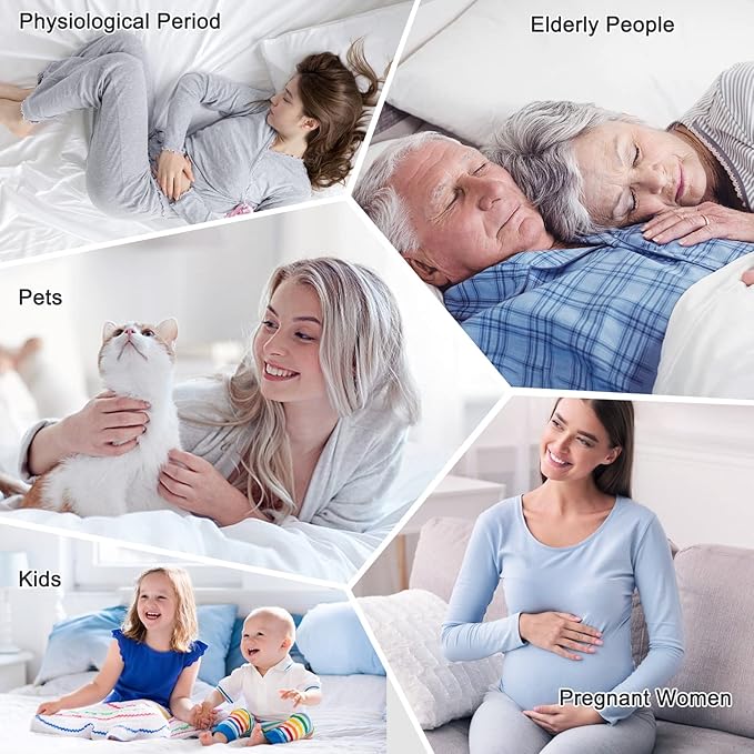 Waterproof Mattress Protector King, Fitted Sheet Style Breathable Mattress Cover with Deep Pocket Fits Up to 18'', Noiseless Bed Cover for Kids Adults Pets, Machine Washable (White, 76'' X 80'')