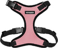 Voyager Step-in Pet Harness - All Weather Mesh, Adjustable Step in Harness for Cats and Dogs by Best Pet Supplies - Pink/Black Trim, M