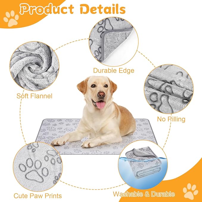Dog Blankets for Small, Medium Dogs, Puppy Blanket Washable, Dogs Essentials for Puppies, Cat (32" x 24",1)