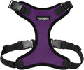 Voyager Step-in Pet Harness - All Weather Mesh, Adjustable Step in Harness for Cats and Dogs by Best Pet Supplies - Purple/Black Trim, L