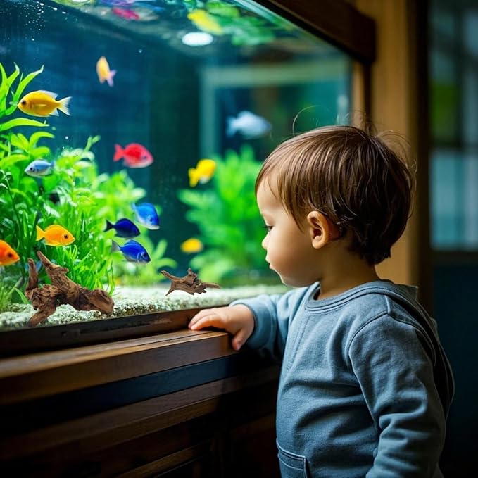 Driftwood for Aquarium Decor, Fish Tank Decor, 6 Pcs Reptile Branches, Drift Wood for Fishtank, Aquarium Hardscape, Crafts, Betta Fish Decor, Reptiles Driftwood Branch (Driftwood 2-8 Inch (Pack of 6))