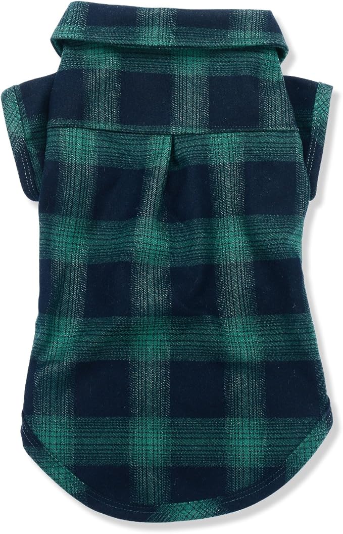 Koneseve Dog Shirt, Pet Plaid Clothes T-Shirt Sweater Matching Breathable for Small Medium Large Dog Cat Puppy Adorable Casual Cozy Halloween Thanksgiving Christmas Costumes (Green; 4XL)