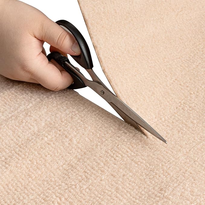 Cat Carpet remnants Cat Scratching Mat Trimmable Self-Adhesive Carpet DIY Climbing Scratcher Scratch Furniture Protector Covering Posts (78.7" x 15.8" Beige)