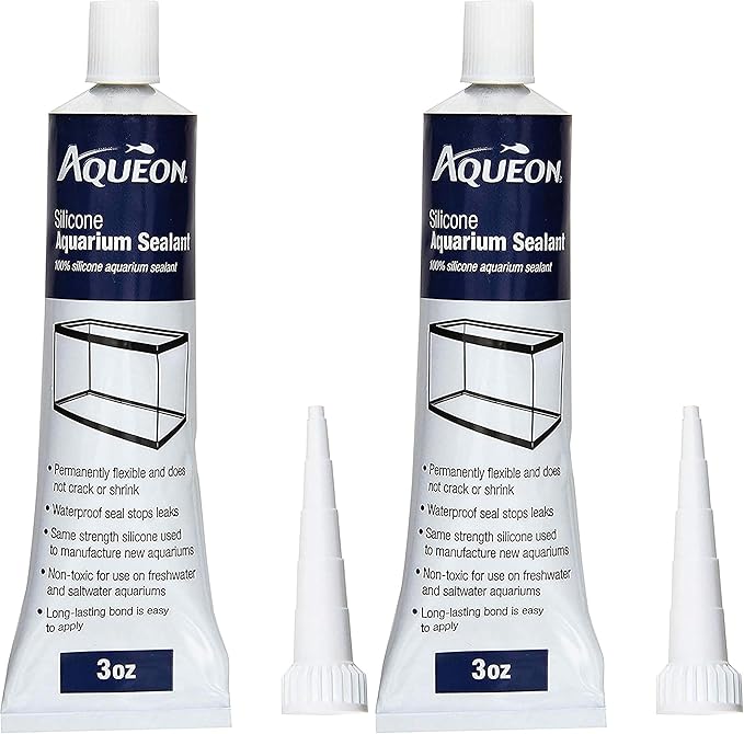 Aqueon Silicone Sealant Clear 3 Ounces (Pack of 2)