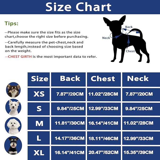 Dog Sweaters Small Dog Clothes Winter Turtleneck Puppy Sweater Warm Pet Cat Sweater Doggy Pullover Outfit with Twisted Design XS~XL(Navy Blue, Large)