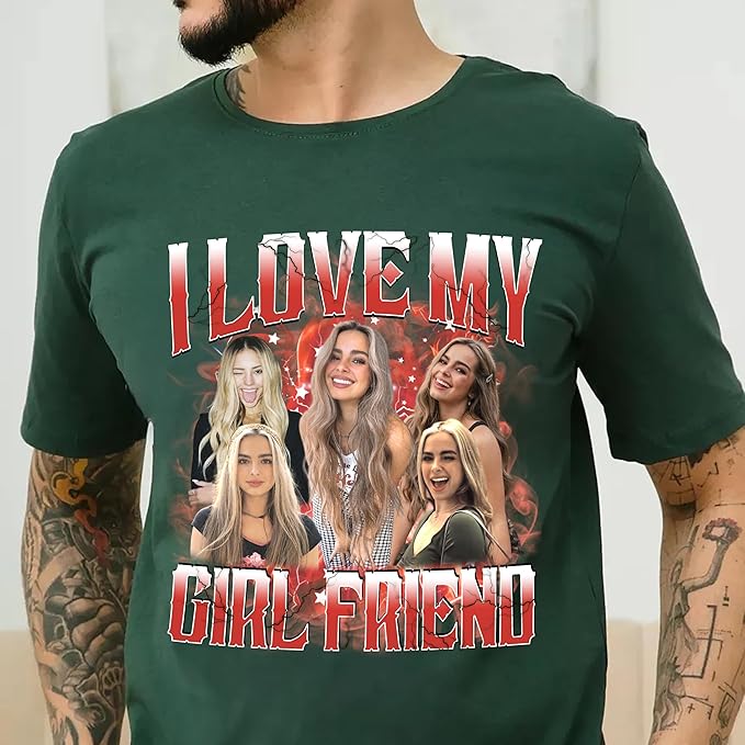 Tehg & Tuhg Custom T Shirts with Picture, Vintage Bootleg Rap Tee, Boyfriend Girlfriend, Unique Gift for Birthday Anniversary