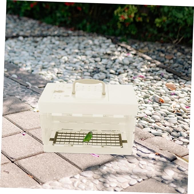 UPKOCH Portable Bird Carrier Cage for Travel Lightweight Bird Travel Carrier for Hiking Camping and Outdoor Activities