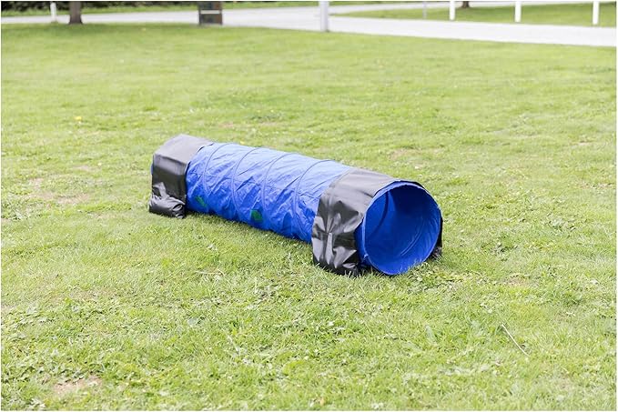 Trixie Dog Agility Tunnel– Dog Tunnel for Large Dogs Agility Training, Portable Dog Tunnel 196.9 in Long & 23.6 in Diameter, Dog Agility Equipment for Beginners & Advanced