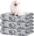 LOKOZ Small Dog Blanket for Medium Large Dogs Fleece Puppy Blanket Washable Dog Blankets for Bed Couch Protection with Cute Paw Print Pet Puppy Cat Blanket
