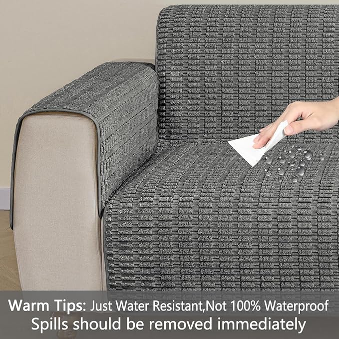 Muamar Dog Bed Cover Sofa Protector,Anti Slip Waterproof Sofa Covers for Living Room Couch Covers,Sofa Mat,Seat Cover, Dog Mat,Pet Pad for Furniture 1 Piece (40x60 inch, Dark Grey)