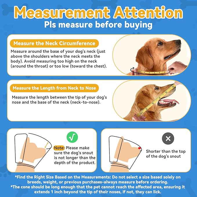 Upgraded Dog Cone Collar for Large Medium Dogs, Soft Dog Cone with Double-Layer Design, Adjustable Pet Recovery Collar for Dogs After Surgery, Elizabethan Collar (L, Blue)