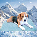 Cooling Mat for Dogs Thicken Pad for Cats,Rabbit&Medium,Large Dogs Internal Arc-Chill Cool Fiber Dog Cooling Mat Non-Slip Washable Summer Pet Outdoor Bed