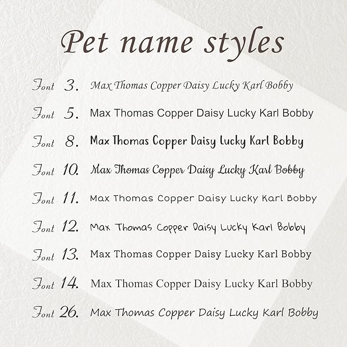 Anavia Slide On Silent Pet ID Tags, S/M/L/XL Personalized Black Stainless Steel Colored Silicone Cat Dog Name Tag, Customized Engraved Nameplate, Quiet Chew-Proof Pet Collar Tag (Pink, Small)