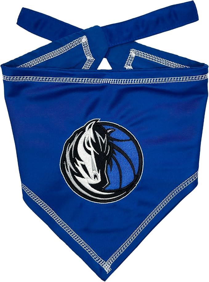 Pets First NBA Dallas Mavericks TIE Bandana, Size Small/Medium. Dog Bandana Scarf Bib for Pet Cat Dog. The Ultimate Game-Day, Party Bandana