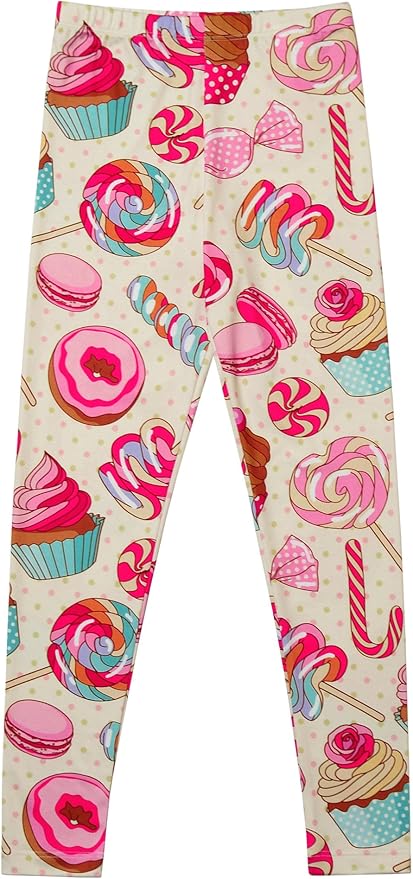 Girl Unicorn Leggings Kid Rainbow Print Legging Tights Trousers Slim Long Pants