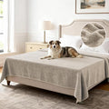 H.VERSAILTEX Non Slip Pet Couch Cover Chenille Dog Bed Protector Thick Soft Sofa Slipcover Pet Friendly Washable Couch Cushion Covers for Pets (52" x 82", Island Fossi)