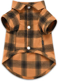 Koneseve Dog Shirt Plaid Dog Clothes for Medium Large Dogs Boy Girl Soft Pet T-Shirts Breathable Outfit Adorable Costume Grid Clothing Birthday Thanksgiving Christmas Sweater Apparel (Yellow; 4XL)