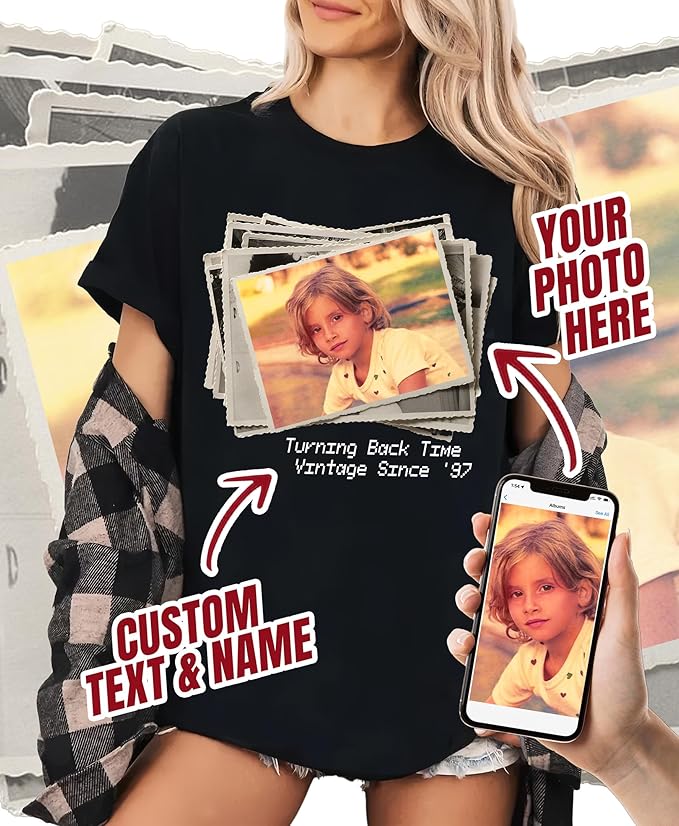 Custom Bootleg Rapper Graphic Tees Shirt – Retro 90s Vintage Style, Personalized Gift for Girlfriend, Birthday, Valentine