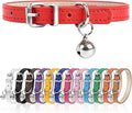 XXS Dog Collar for Teacup Adjustable Teacup Dog Collar for Small Medium Large Dogs 3/8 inch Width (Red, XXS)