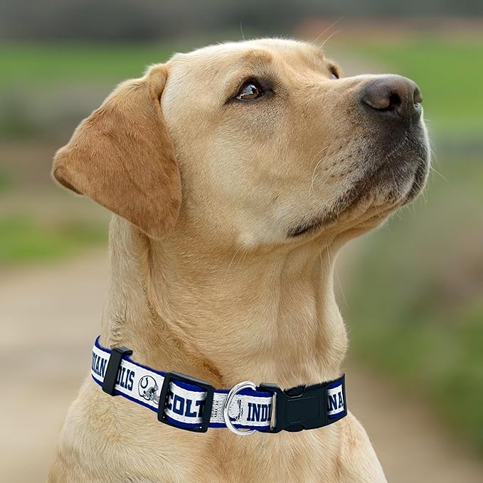 New & Improved Pets First NFL Licensed PET Collar- Heavy-Duty, Strong, and Durable New Dog Collar. Available in 32 Football Teams and 4 Sizes