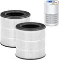 Tailulu 2 Packs D09 Air Purifier Replacement Filter, 3-in-1 True H13 True HEPA Air Cleaner Purifier for Home Large Room Up to 1680 Sq Ft
