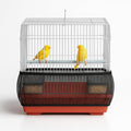 Universal Bird Cage Seed Catcher Universal Mesh Skirt Cover Stretchy Small Animal Cages Cover Pet Removable Durable Protector (Black, Small)