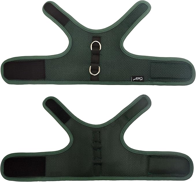 Kitty Harness and Leash for Walking Escape Proof Breathable Mesh Fabric, Solid Green, Small, Adjustable Cat Walking Jackets, Padded Stylish Cat Vest
