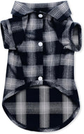 Koneseve Dog Shirt, Pet Plaid Polo Clothes Shirt T-Shirt, Sweater Bottoming Shirt,Cat Puppy Grid Adorable Wearing Stylish Cozy Halloween,Christmas Costumes {Blue;XXL}