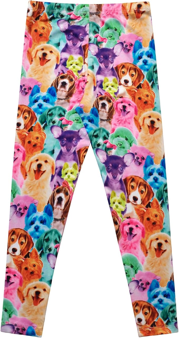 Girl Unicorn Leggings Kid Rainbow Print Legging Tights Trousers Slim Long Pants