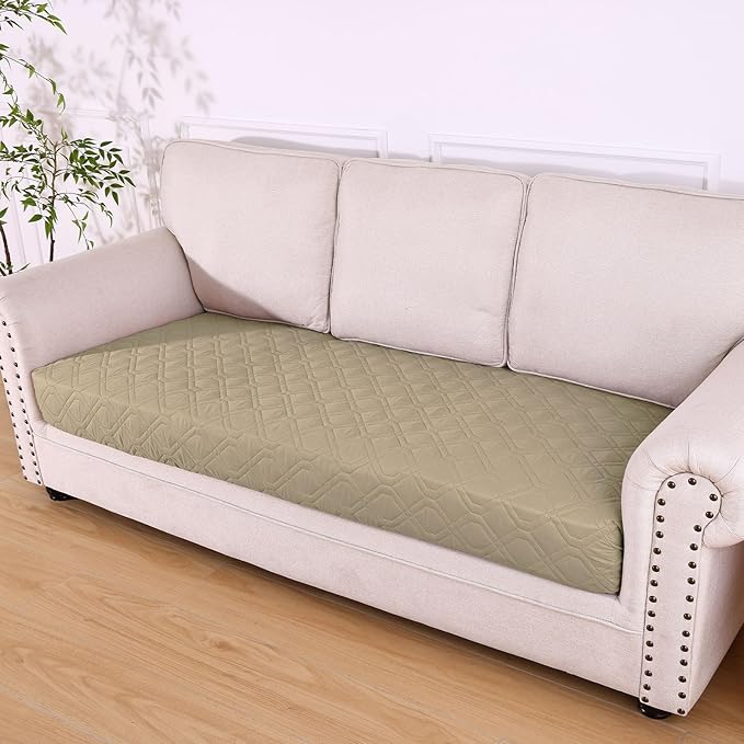 hyha Waterproof Dog Bed Blanket, Soft Pet Blankets, Waterproof Couch Cover for Dogs, Reversible Sofa Covers Washable for Furniture (40x70 Inch, Taupe/Beige)