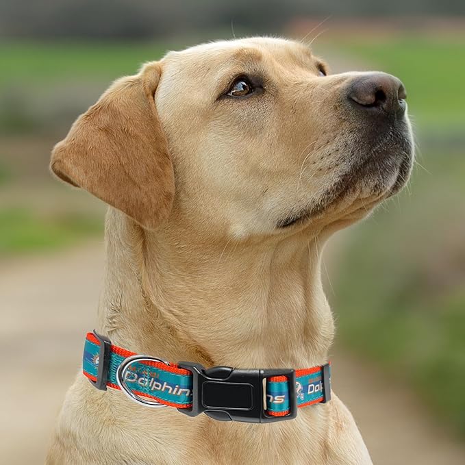 New & Improved Pets First NFL Licensed PET Collar- Heavy-Duty, Strong, and Durable New Dog Collar. Available in 32 Football Teams and 4 Sizes