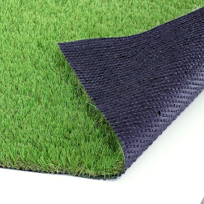 Artificial Grass Rug Outdoor Indoor 9FTX80FT Fake Grass Carpet Green Synthetic Grass Pet Turf Realistic Faux Grass Rug with Drain Holes for Garden Lawn Landscape Balcony Home Decor Patio