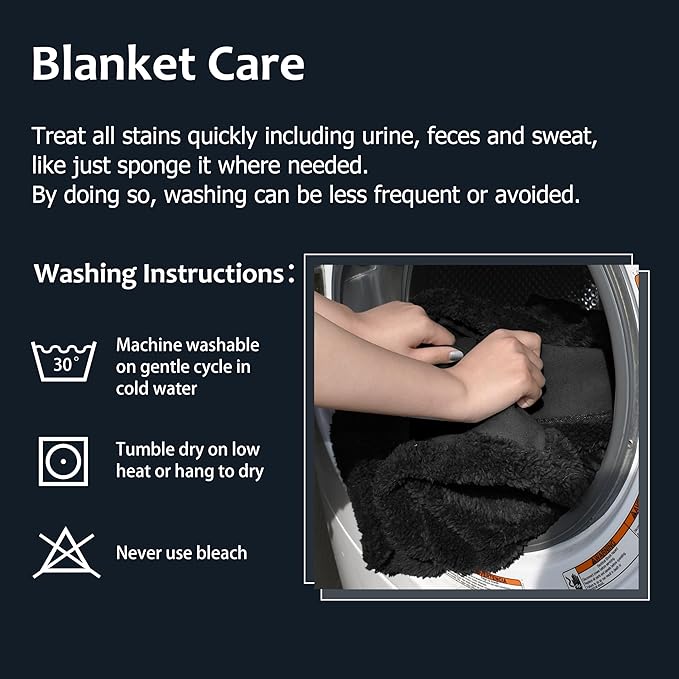 Kritter Planet Waterproof Bed Blanket for Dogs, Washable Stain Proof Pad Bed Cover, Reversible Leakproof Furniture Protector, Liquid Proof Blanket for Couch Sofa, 80x60 inch, Queen Size, Purple